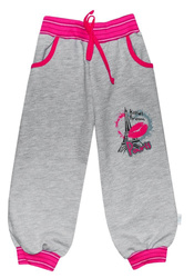 Spodnie dresowe-popiel