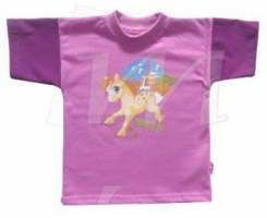 T-shirt z krótkim rękawem roz.74 róż