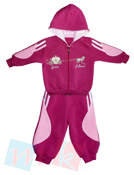 Komplet dres. RIDERS roz.104 ciemnoróżowy