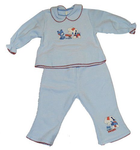 Bluzka z frotki roz.74 błękitna