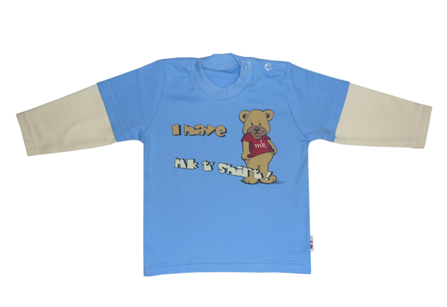 Bluzka Street roz.74 niebieski