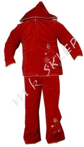 Komplet Sissi roz.92 czerwony